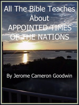 cover image of APPOINTED TIMES OF THE NATIONS